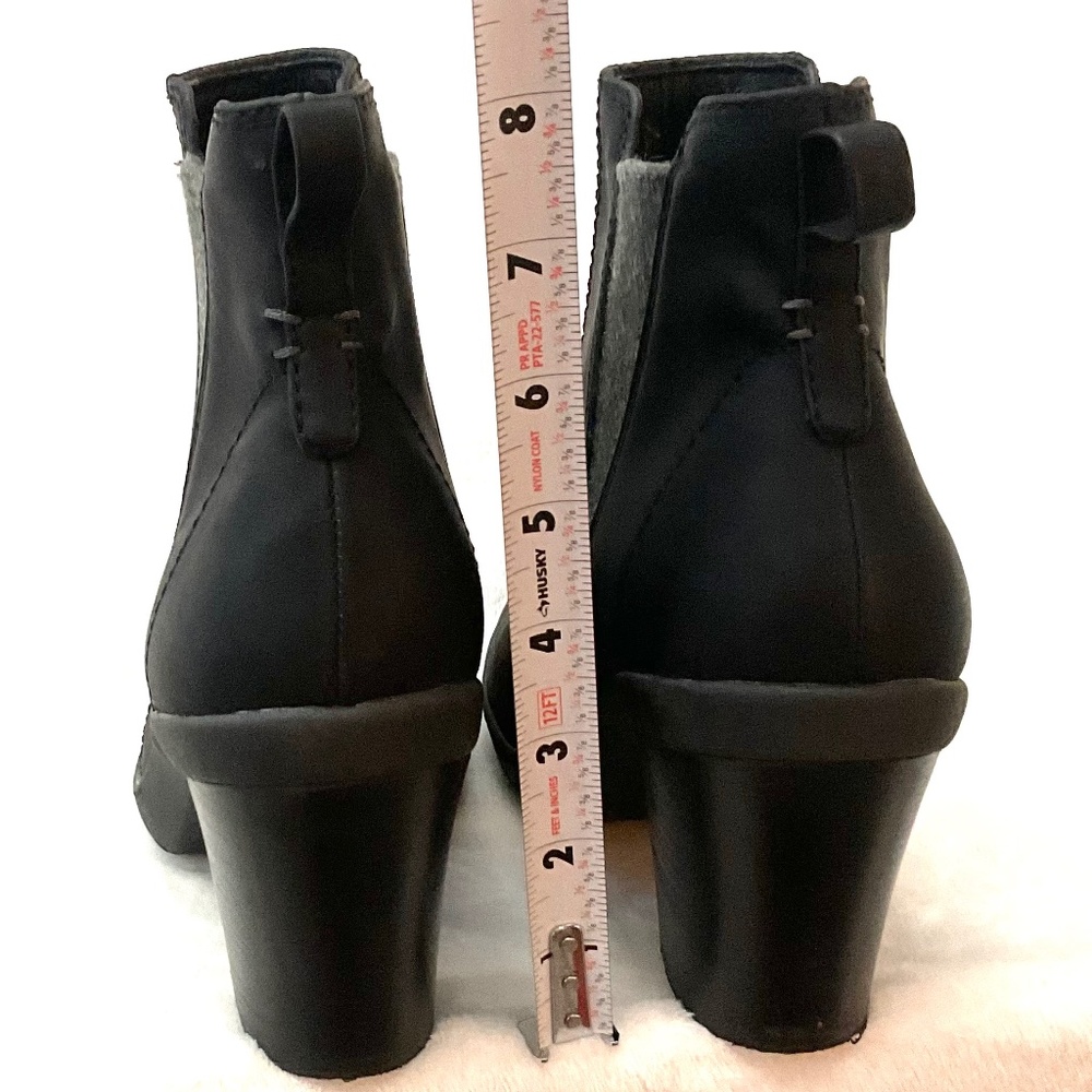 BLACK BARE TRAPS DASHA SLIP ON COMFORT POSTURE PLUS CHELSEA ANKLE BOOT SZ 10 - Picture 8 of 12